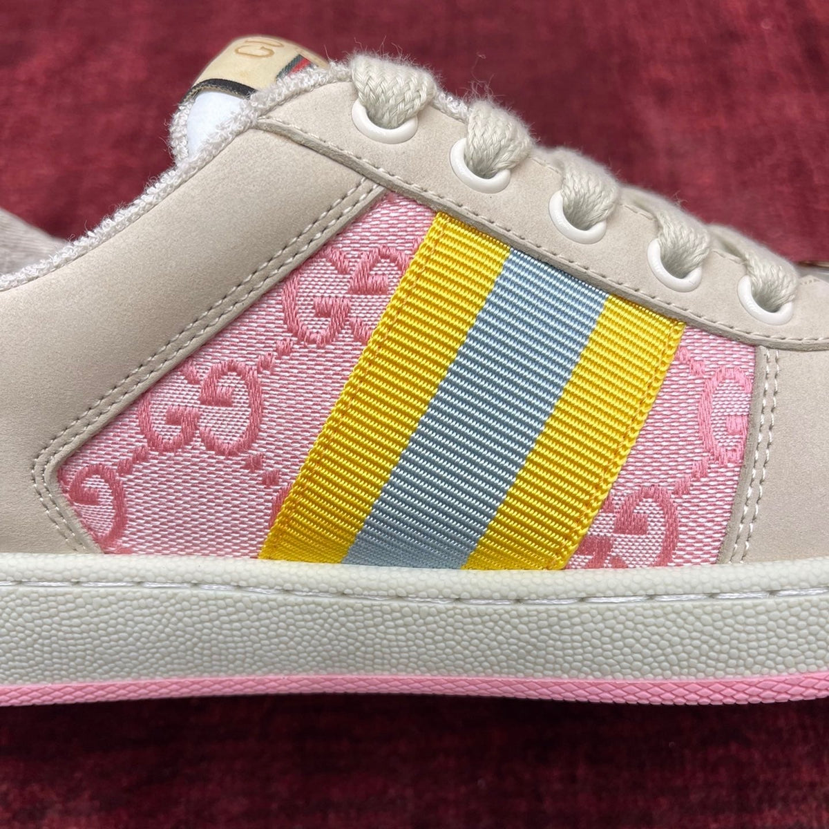 Gucci Shoes- Gucci Screener Leather Sneakers Comfortable Everyday Designer Shoes