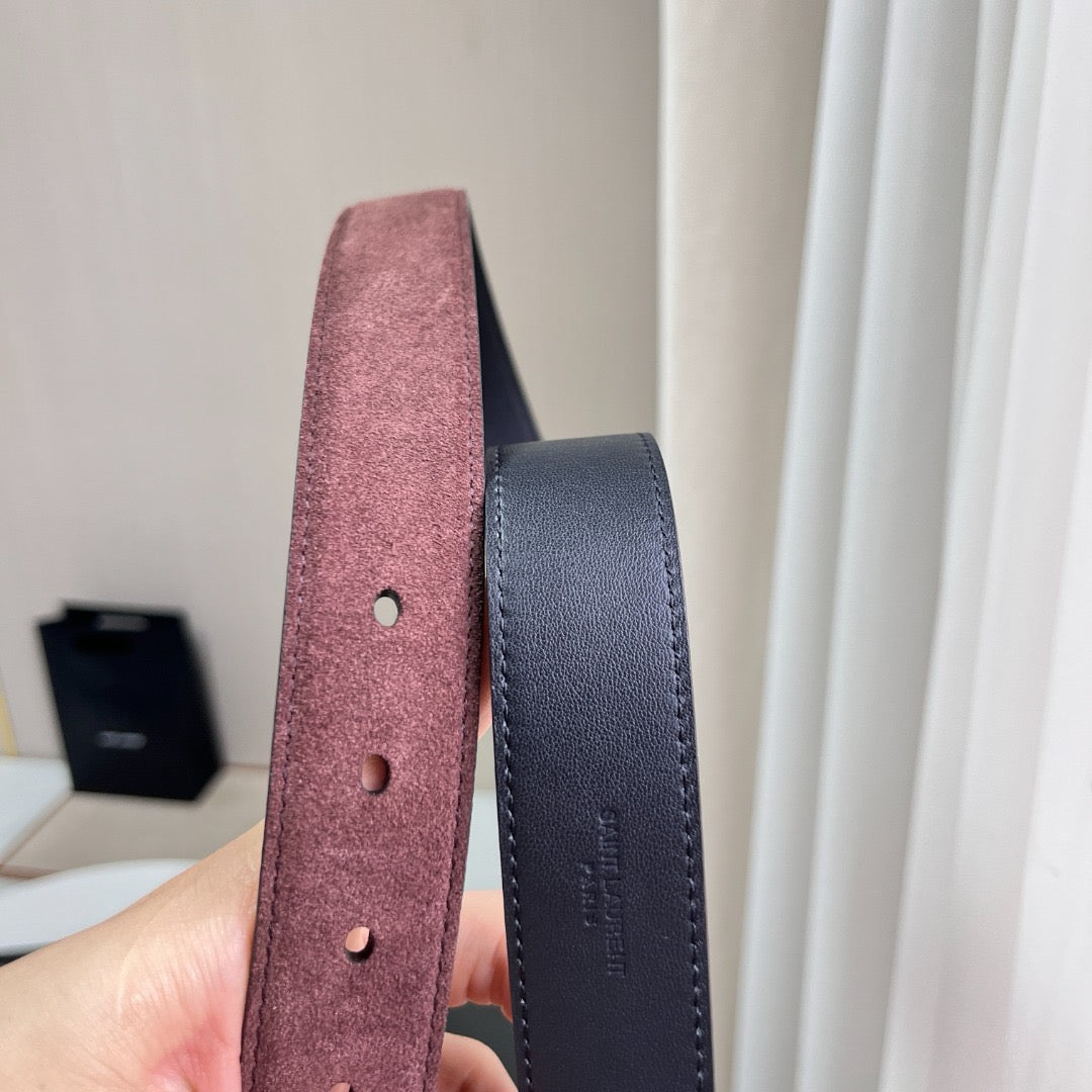 Saint Laurent Belts- Saint Laurent Belt 3 Cm Classic Everyday Designer Belt