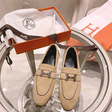 Hermes shoes Style 261 - front view, elevated everyday design (alternate angle)