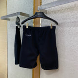 Detail shot of Chrome Hearts Shorts premium leather texture