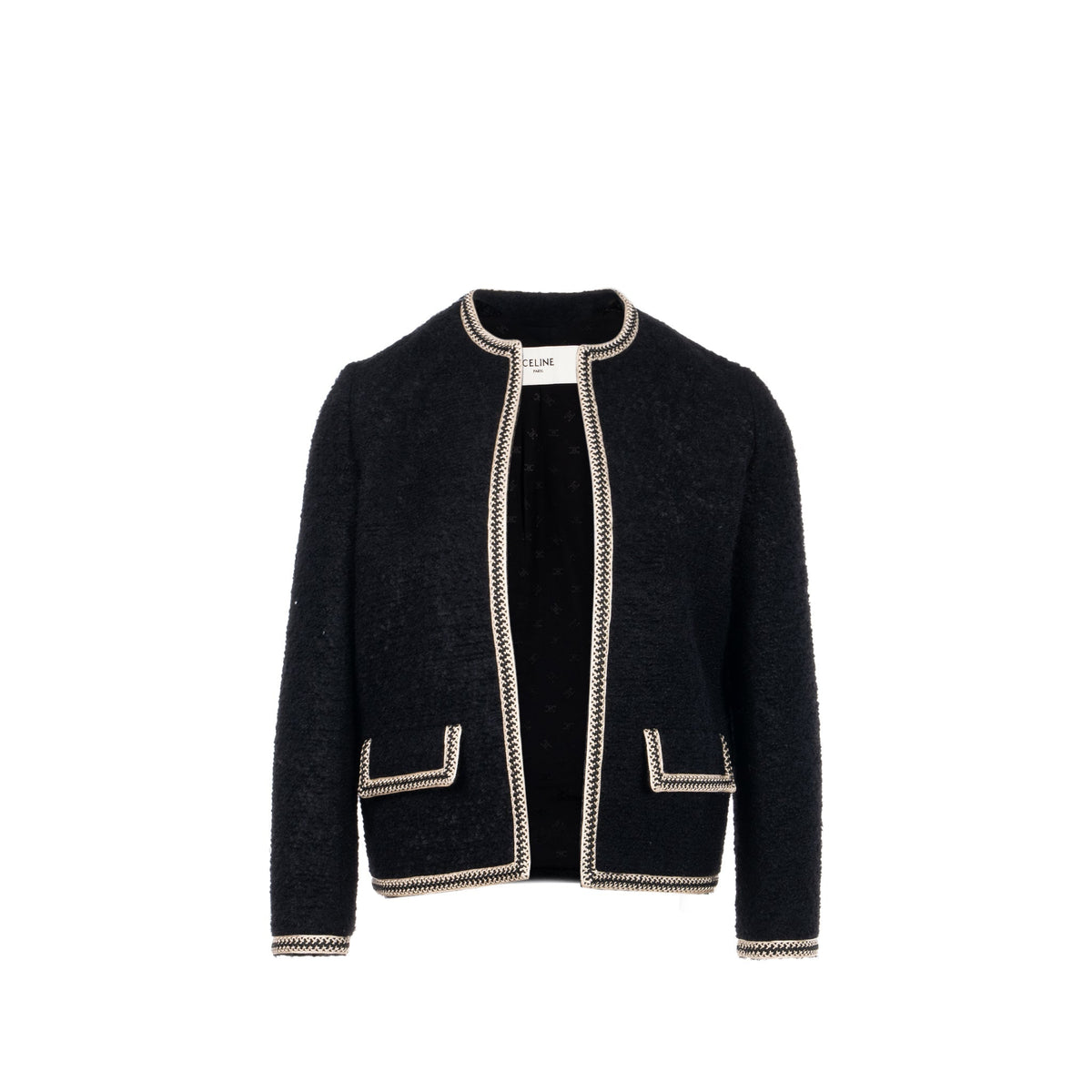 Celine Jackets? Celine Size 34 blazer laine mohair black Stylish Everyday Designer Outerwear