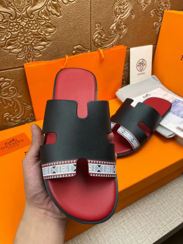 Hermes shoes Style 029 - logo and branding close-up