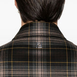 Close-up of Fendi jackets hardware and fine stitching