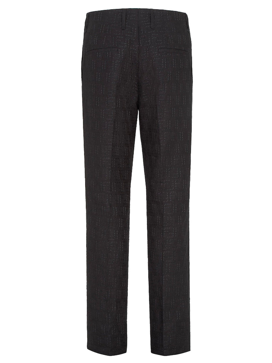 Fendi premium pants detail and craftsmanship close-up