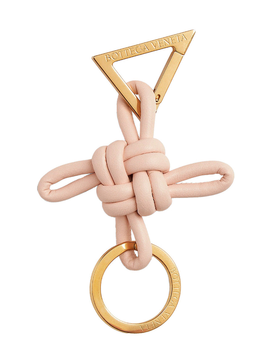 Bottega Veneta Jewellery? Bottega Veneta Women Double Knot Triangle Key Ring Luxury Designer Statement Jewellery