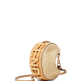 Close-up of Fendi clothing hardware and fine stitching