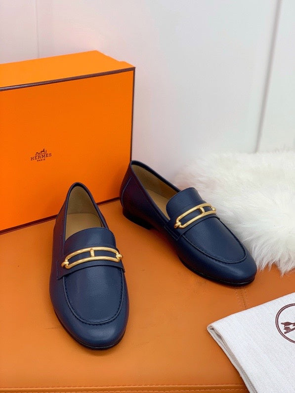 Hermes shoes Style 363 - close-up of iconic logo design