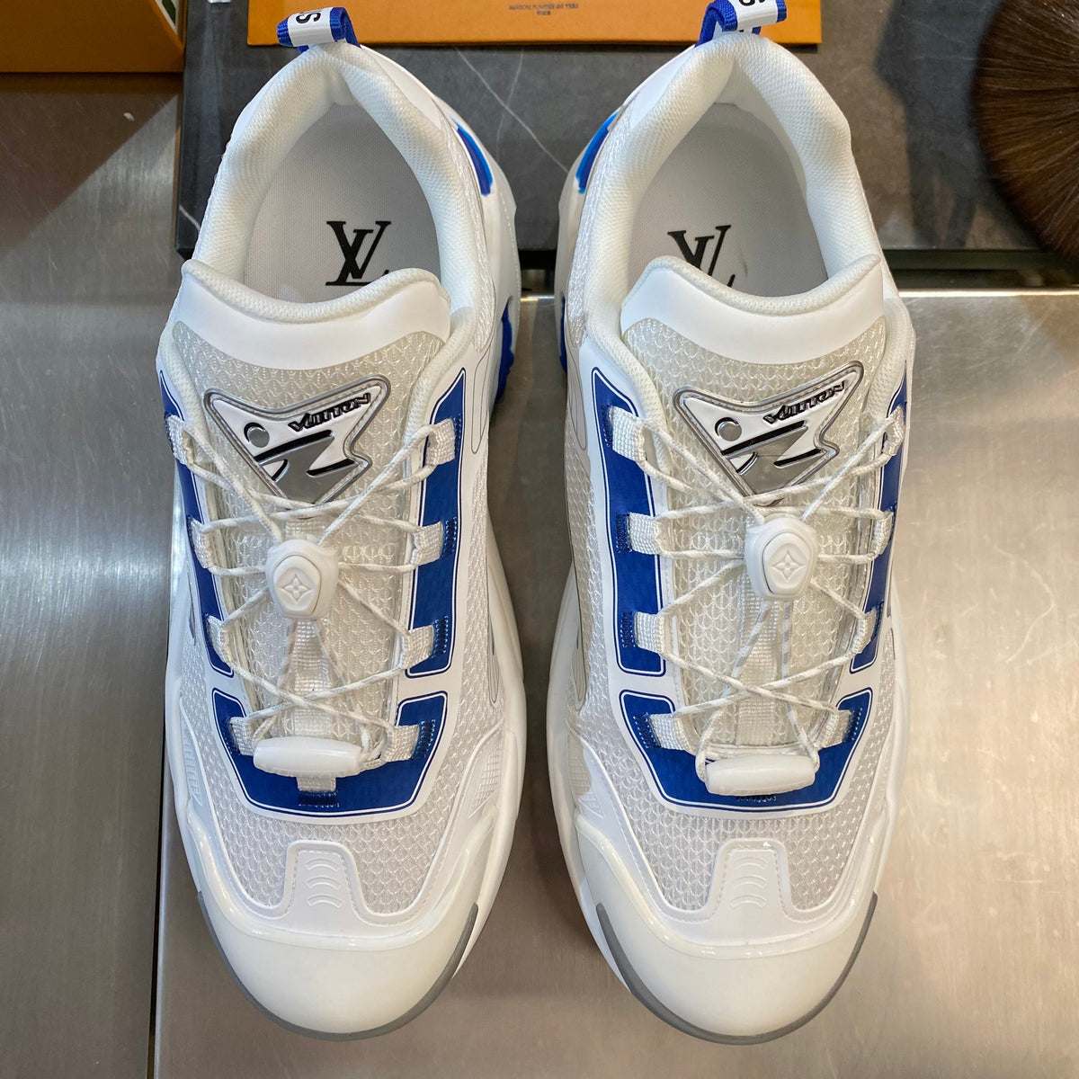 Louis Vuitton Shoes- Louis Vuitton Lou Runner Tatic Sneaker Premium Designer Casual Shoes