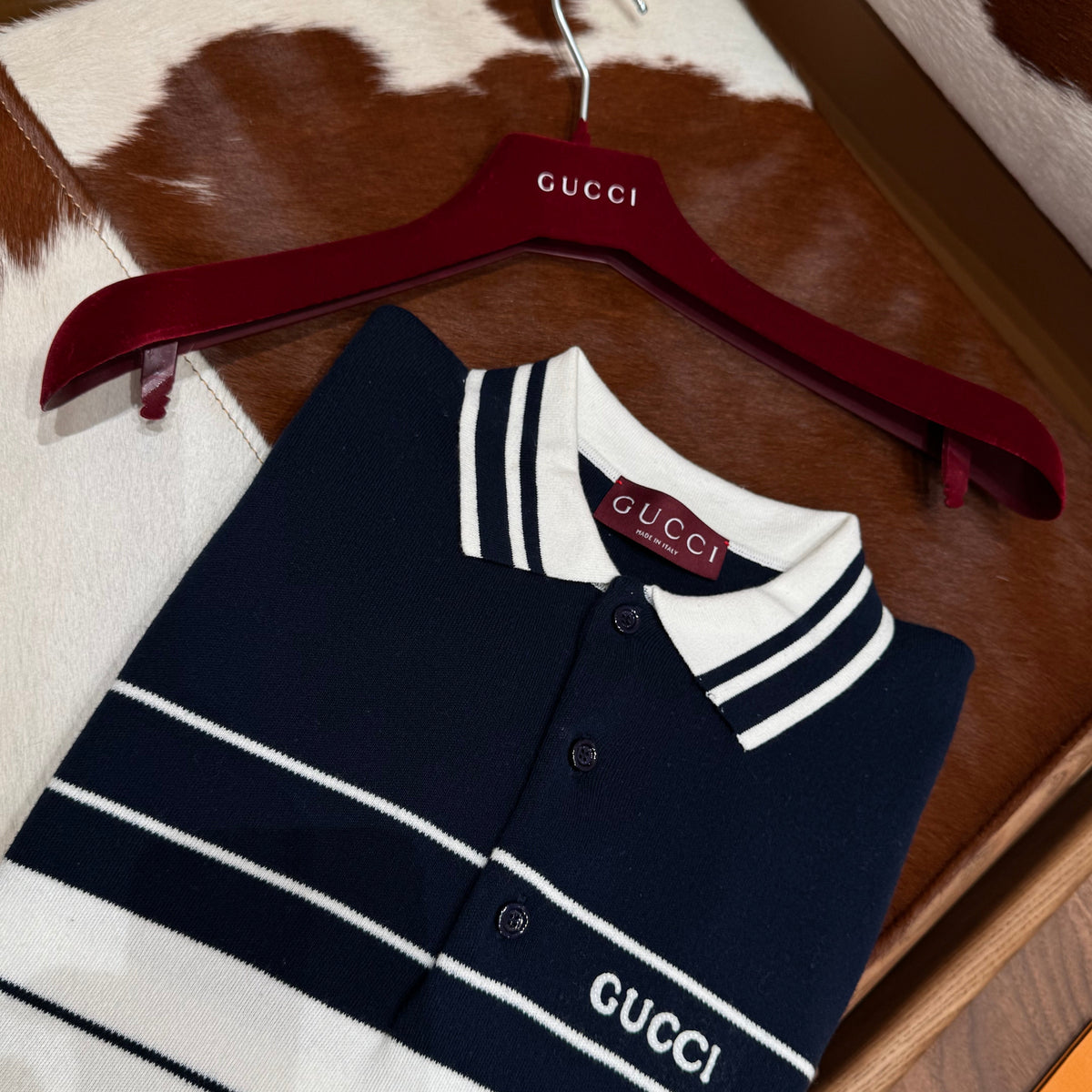 Gucci Polo Shirts- Gucci Polo Shirt Classic Designer Cotton Polo Shirt