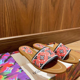 Close-up detail view of Louis Vuitton luxury piece style No.063