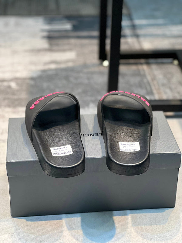 Balenciaga sandals Style 016 - logo and branding close-up