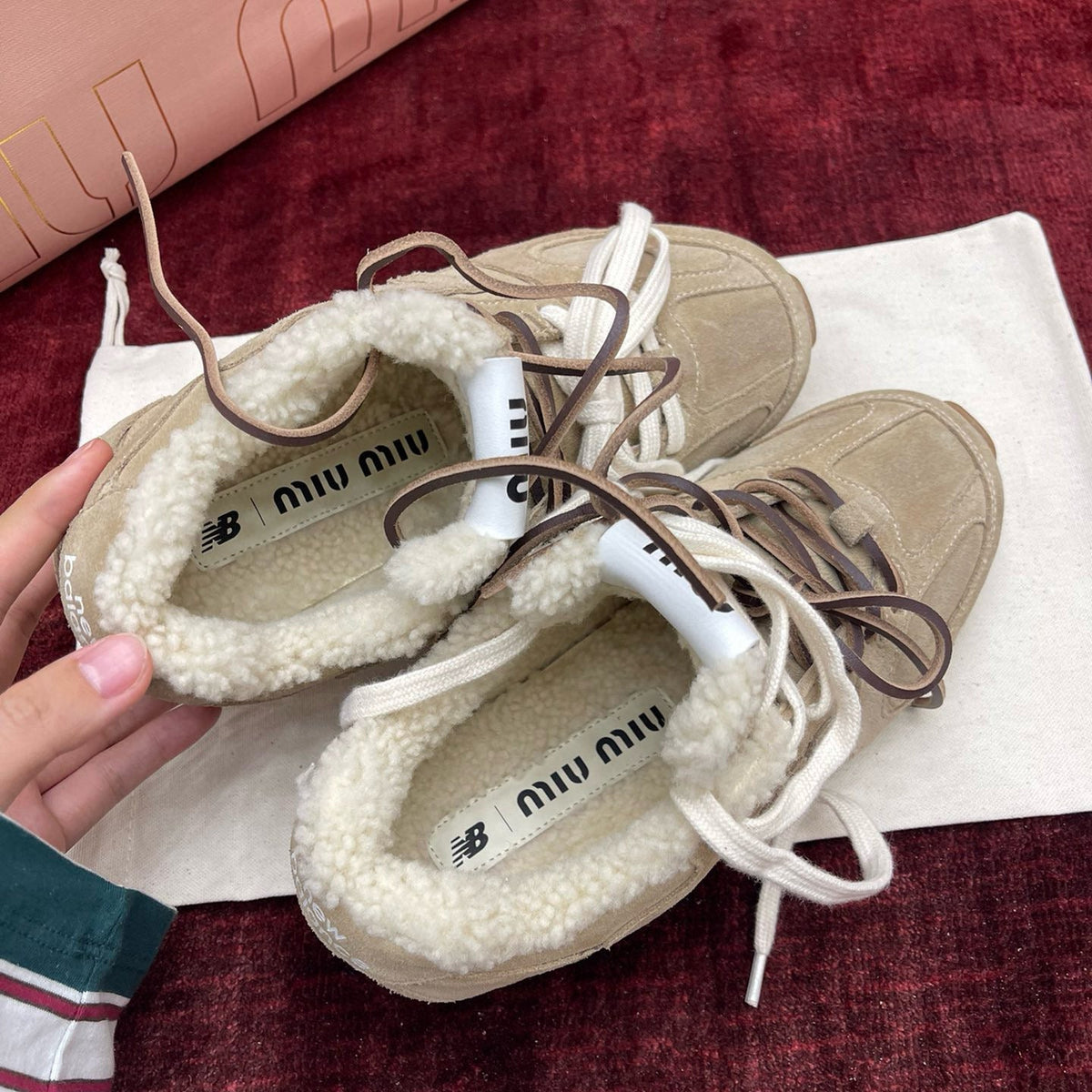 New Balance Shoes- New Balance Miu M x New Balance Trainers Luxury Lifestyle Designer Footwear