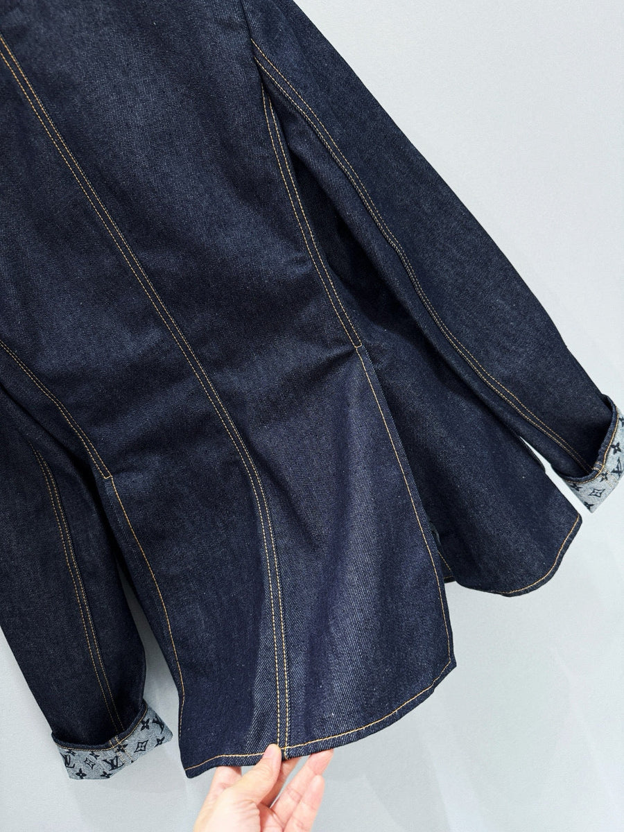 Louis Vuitton Jackets- Louis Vuitton Lou Denim Blazer Stylish Everyday Designer Outerwear
