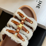 Celine Slides – luxury designer slides at Velouxe