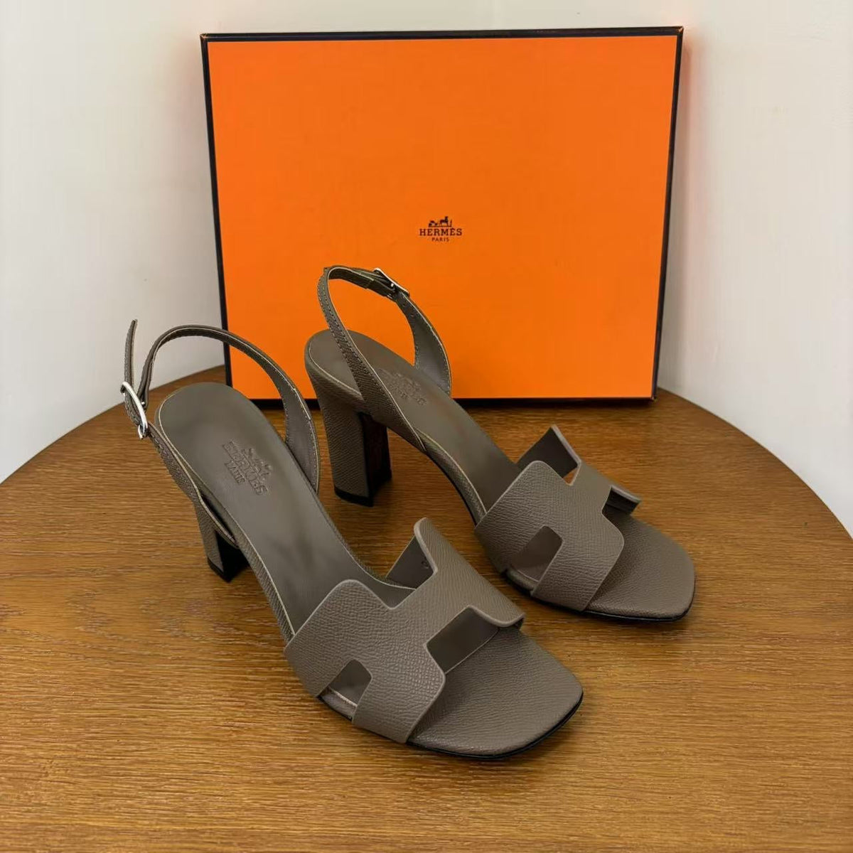 Shoes- Herm Heeled Sandals Premium Designer Casual Shoes