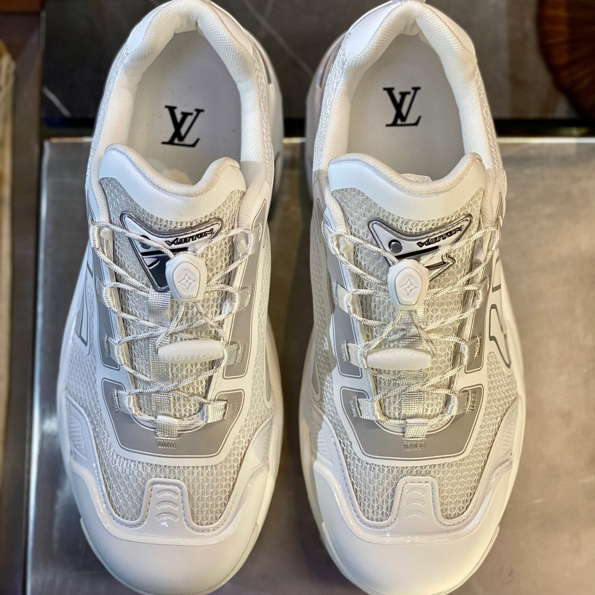 Louis Vuitton Shoes- Louis Vuitton Lou Runner Tatic Sneaker Premium Designer Casual Shoes