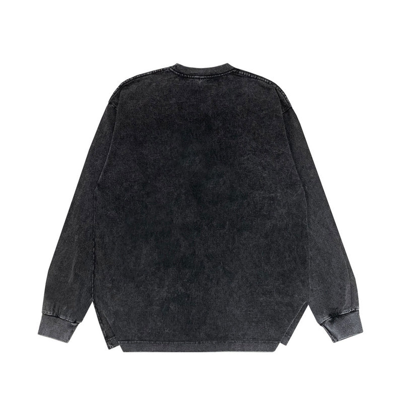 Close-up of Amiri hoodie craftsmanship