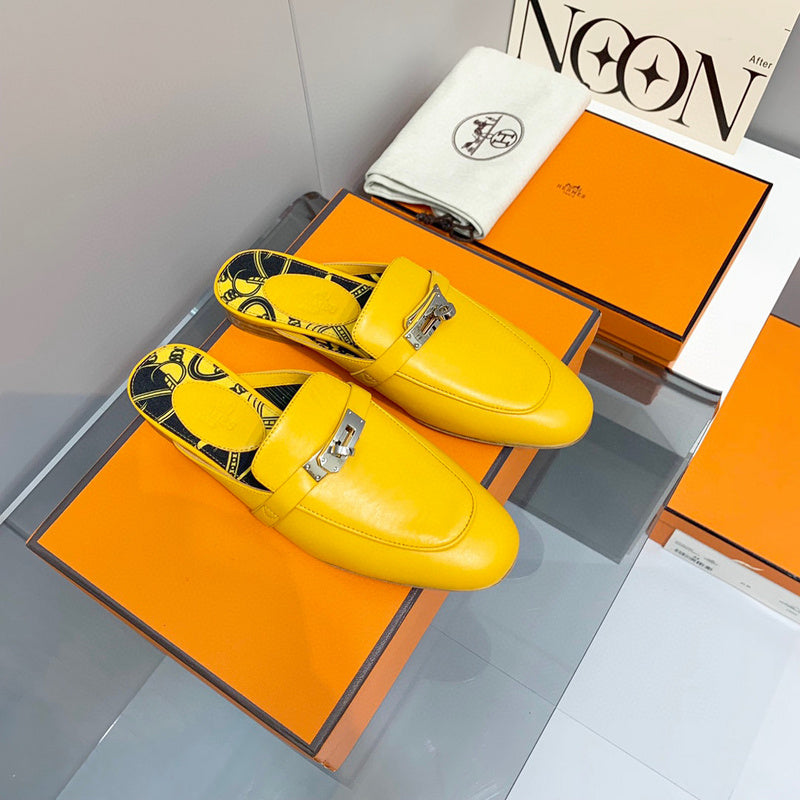 Hermes sandals Style 173 - front view, elevated everyday design