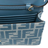 Close-up of Fendi shoulder bags hardware and fine stitching