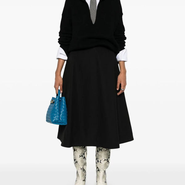 Bottega Veneta Accessories? Bottega Veneta Women Gonna Midi Svasata Premium Everyday Designer Accessory