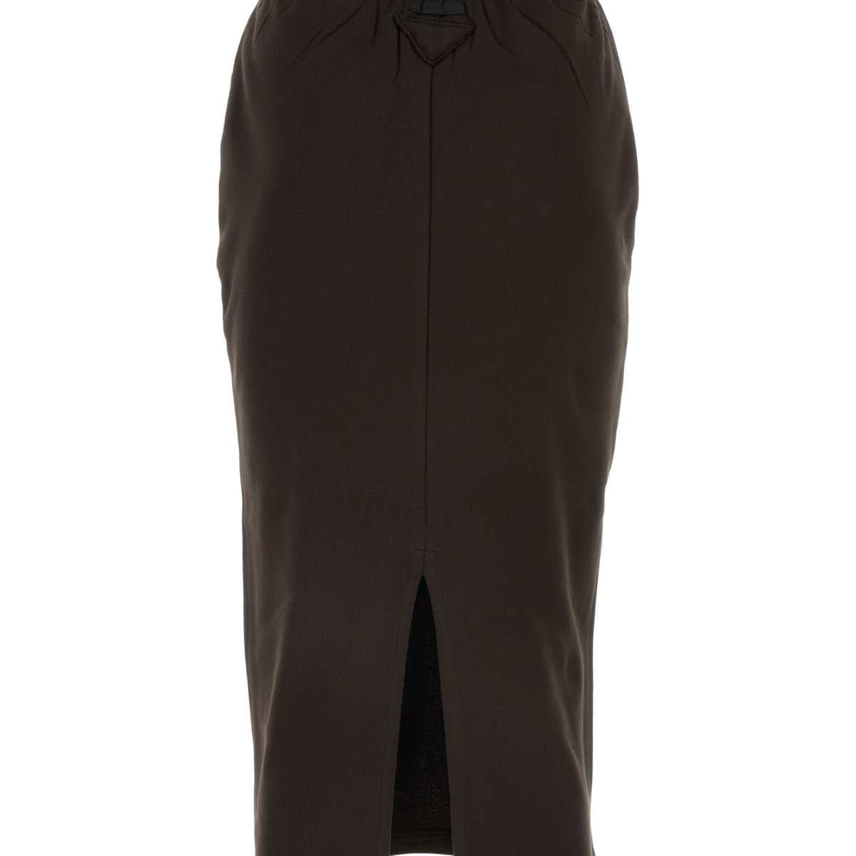 Prada premium skirts detail and craftsmanship close-up