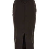 Prada premium skirts detail and craftsmanship close-up