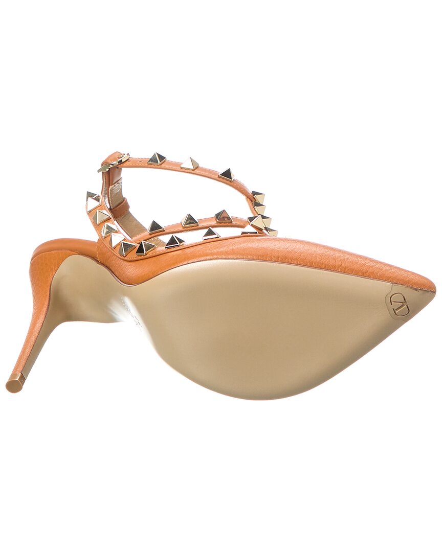Valentino Shoes? Valentino Rockstud Caged 100 Grainy Leather Pump Premium Designer Casual Shoes