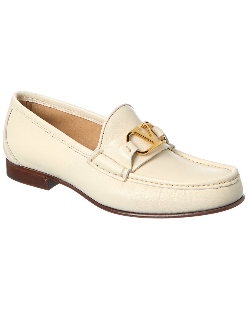 Valentino Shoes? Valentino Vlogo Leather Loafer Premium Designer Casual Shoes