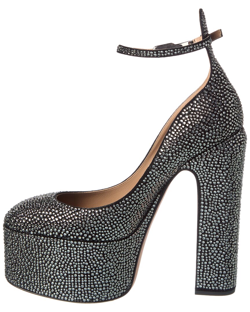 Valentino Shoes? Valentino Tan-Go 155 Suede Platform Pump Luxury Lifestyle Designer Footwear