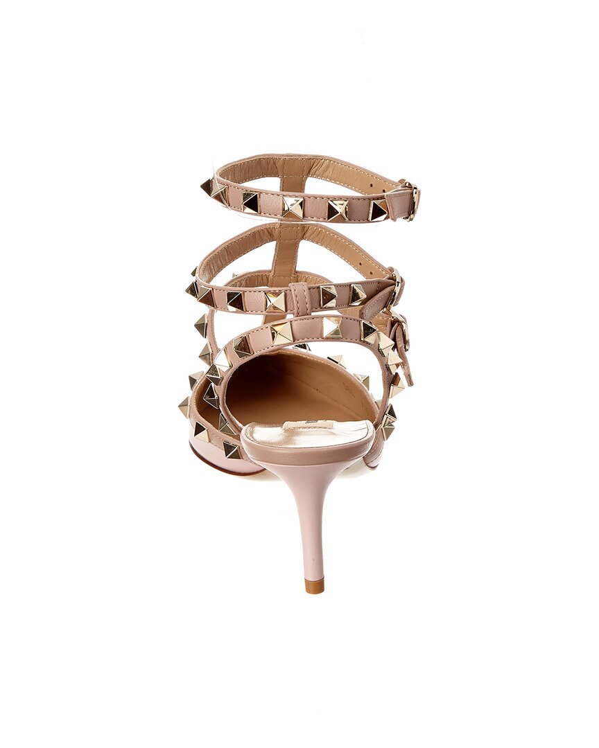 Valentino Shoes? Valentino Rockstud Caged 65 Leather Ankle Strap Pump Luxury Lifestyle Designer Footwear
