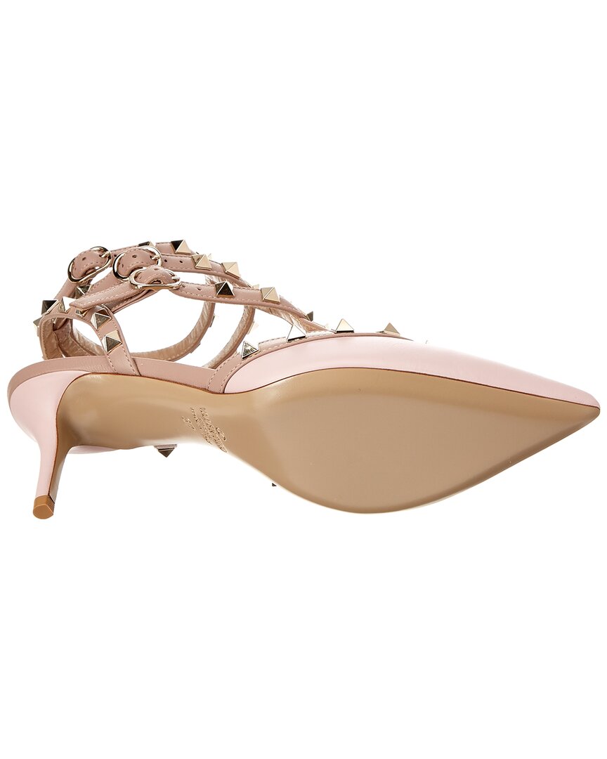 Valentino Shoes? Valentino Rockstud Caged 65 Leather Ankle Strap Pump Luxury Lifestyle Designer Footwear
