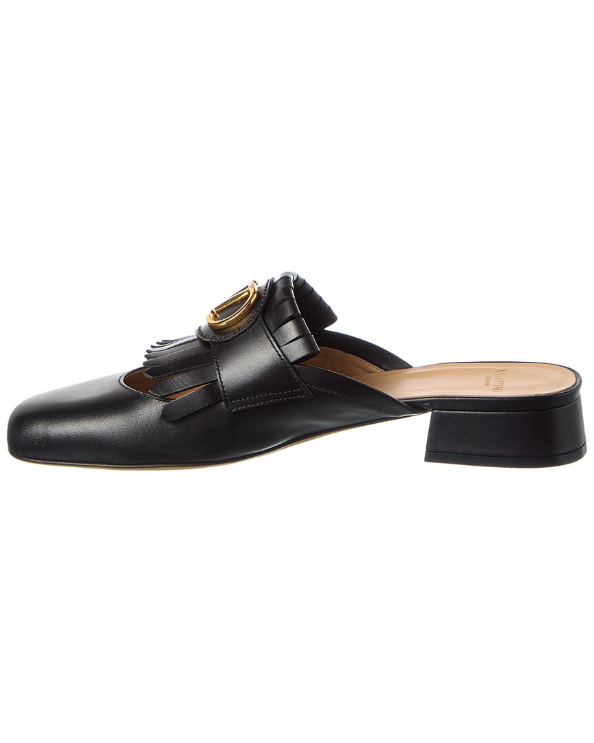 Valentino Shoes? Valentino Vlogo Signature 25 Leather Mule Premium Designer Casual Shoes