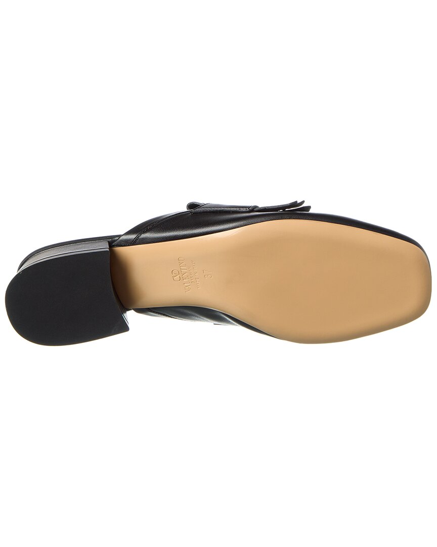 Valentino Shoes? Valentino Vlogo Signature 25 Leather Mule Premium Designer Casual Shoes