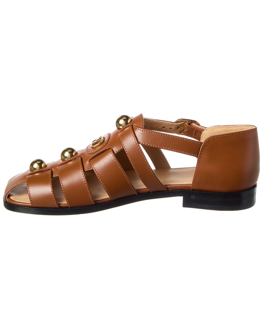 Valentino Shoes? Valentino Vlogo Signature Leather Sandal Premium Designer Casual Shoes