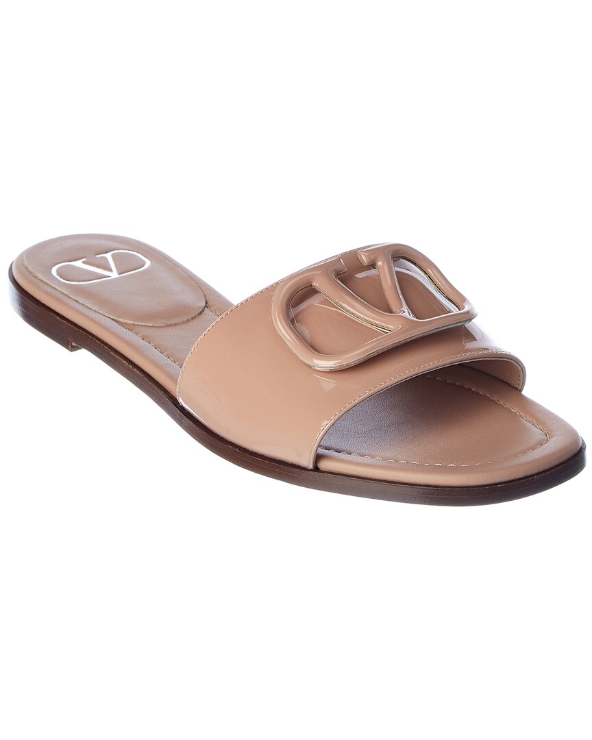 Valentino Shoes? Valentino Vlogo Signature Patent Sandal Comfortable Everyday Designer Shoes