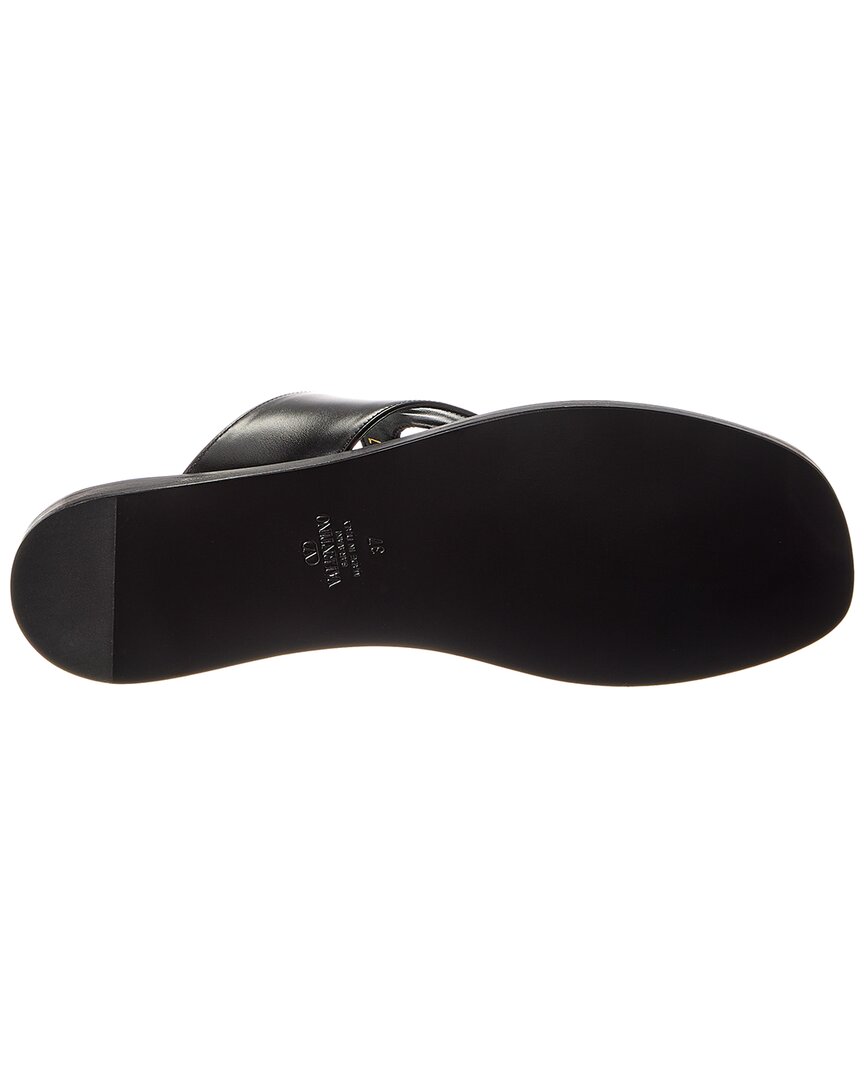 Valentino Shoes? Valentino Vlogo Leather Sandal Premium Designer Casual Shoes