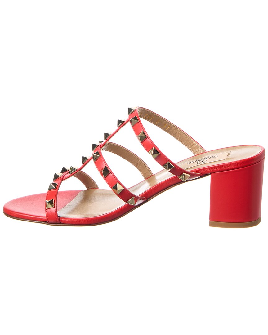 Valentino Shoes? Valentino Rockstud Caged 60 Leather Sandal Premium Designer Casual Shoes