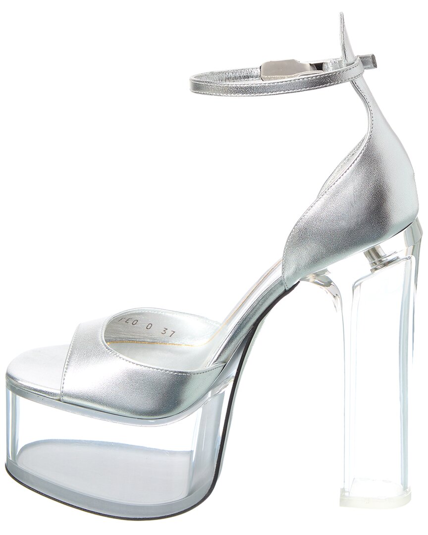 Valentino Shoes? Valentino Vlogo 155 Leather Platform Sandal Premium Designer Casual Shoes