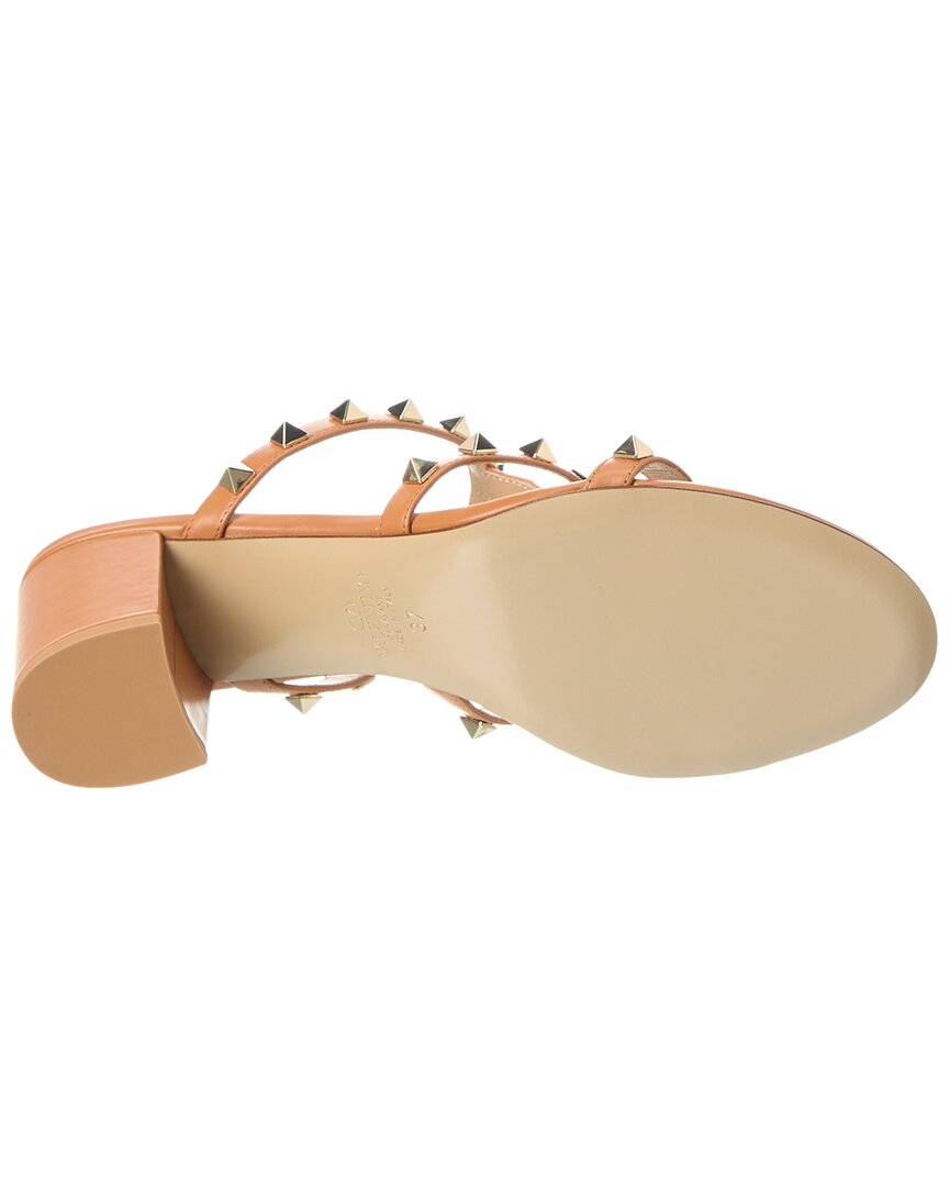 Valentino Shoes? Valentino Rockstud Caged 60 Leather Sandal Premium Designer Casual Shoes