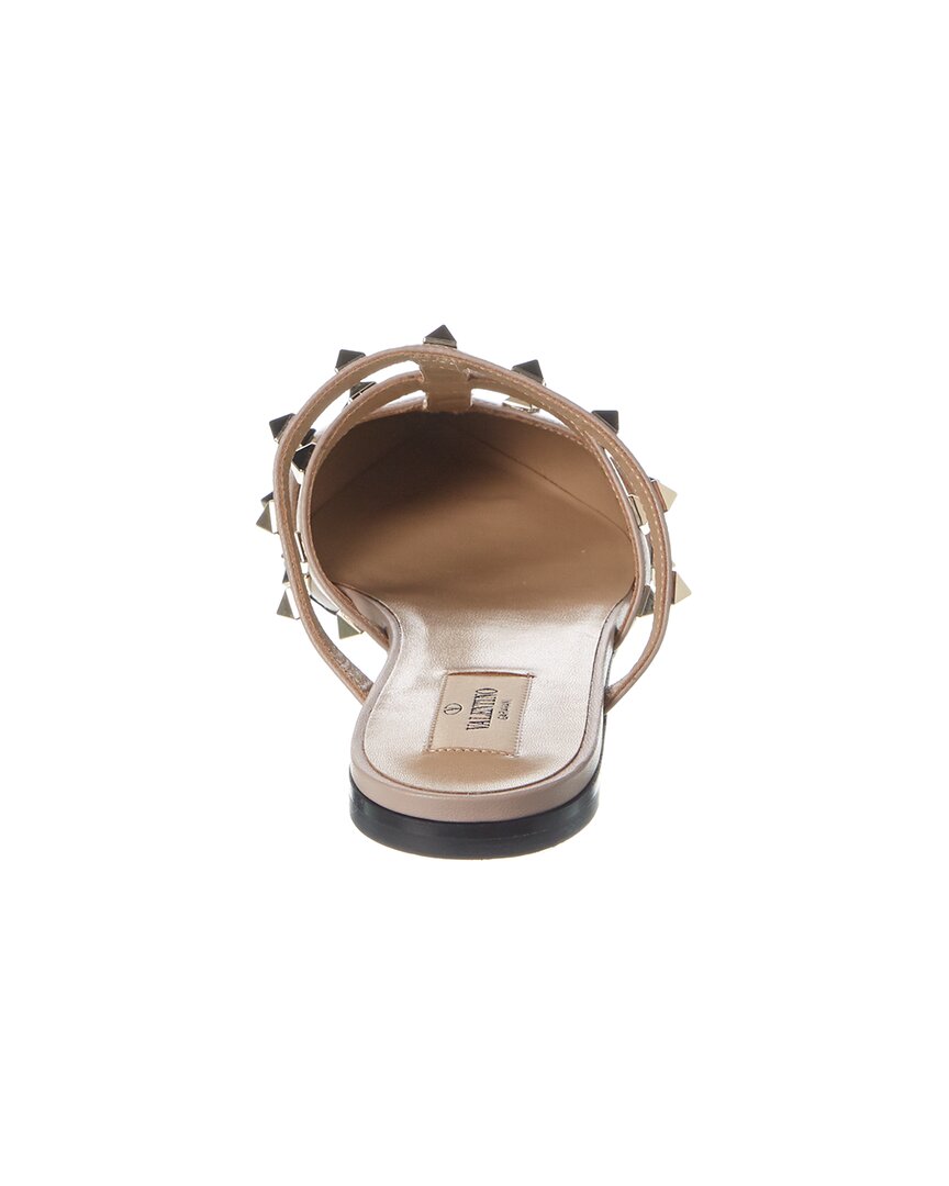 Valentino Shoes? Valentino Rockstud Caged Patent Flat Luxury Lifestyle Designer Footwear