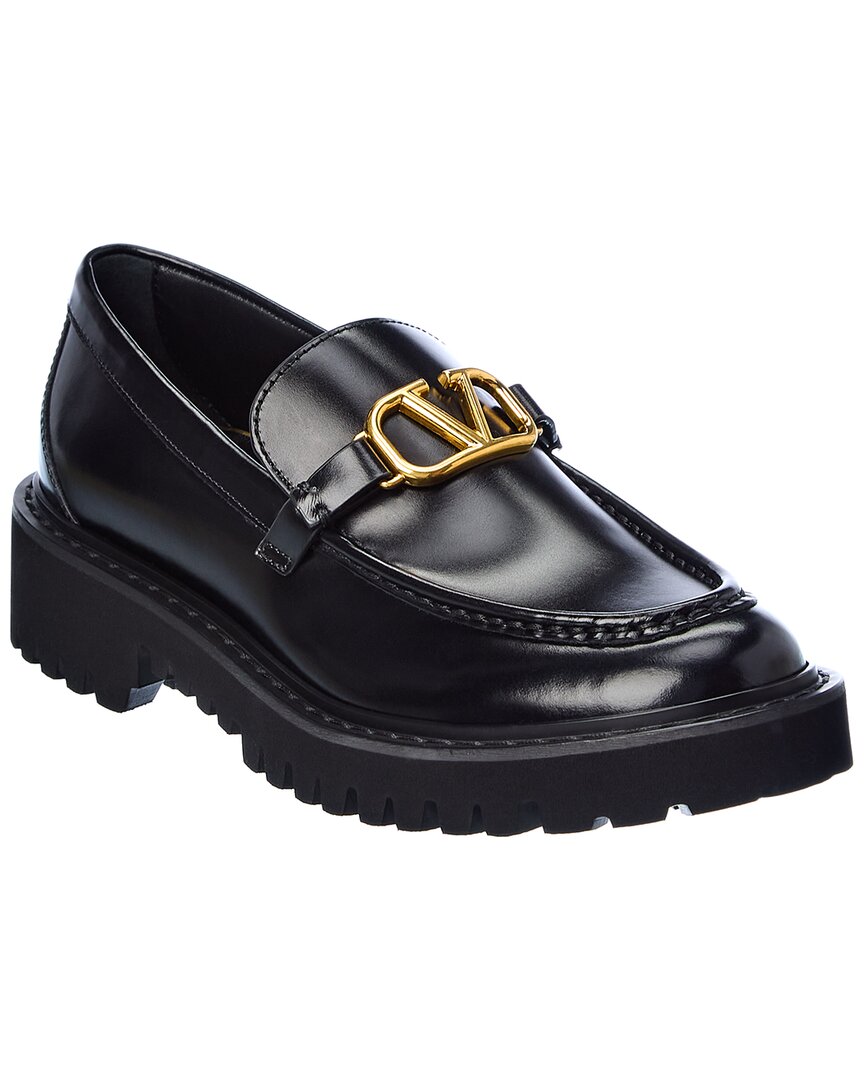 Valentino Shoes? Valentino Vlogo Signature Leather Loafer Luxury Lifestyle Designer Footwear