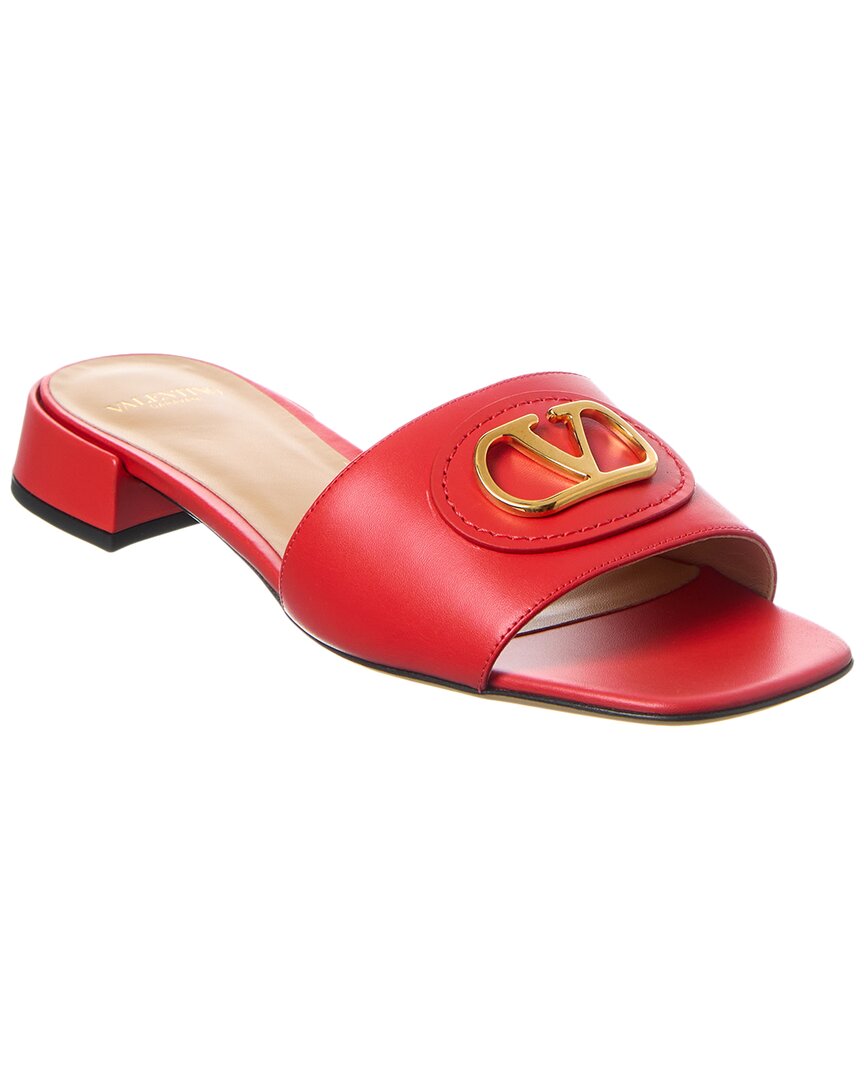 Valentino Shoes? Valentino Vlogo Signature Leather Sandal Premium Designer Casual Shoes