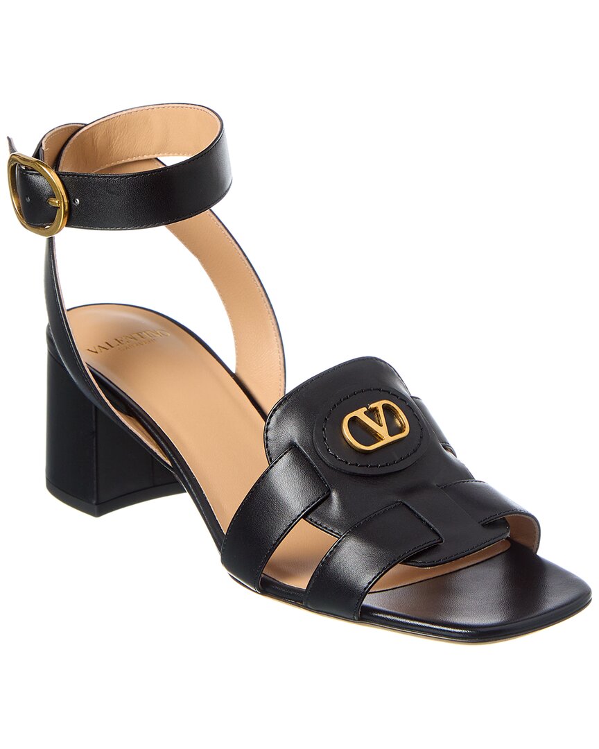 Valentino Shoes? Valentino Vlogo 55 Leather Sandal Premium Designer Casual Shoes