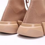 Balenciaga Nude Pointed-Toe Stiletto Heels - Heel Detail View