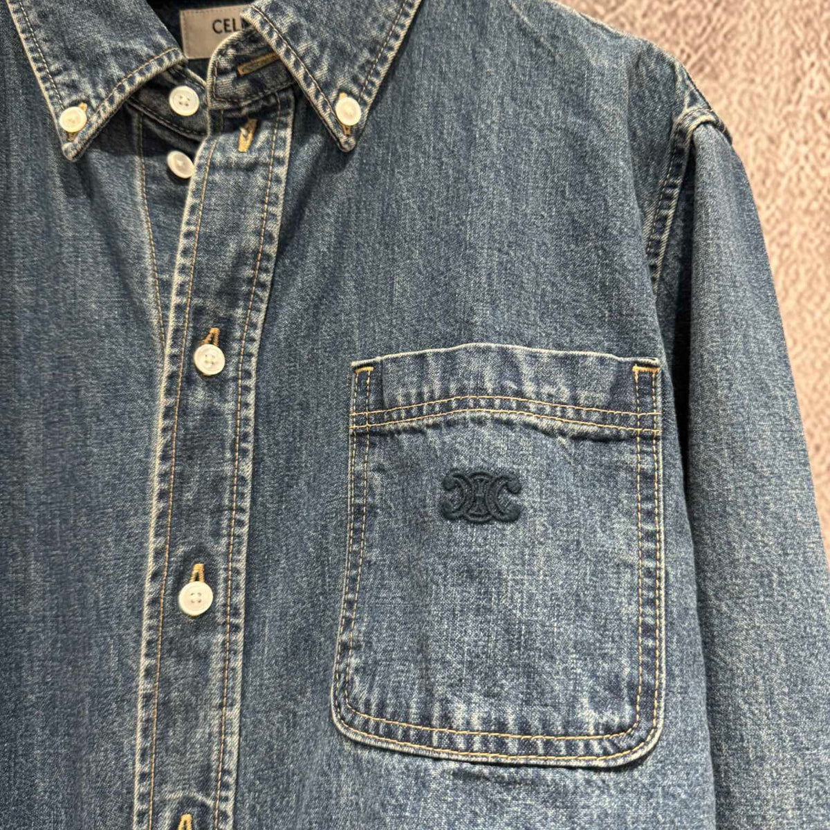 Tops- Miu M Denim Shirt Premium Designer Casual Top