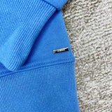 Close-up of Amiri hoodie craftsmanship