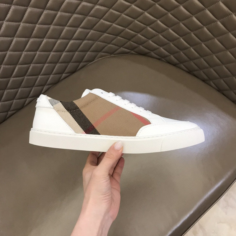 Burberry Chocolate Brown High-Top Sneakers - Sole Detail View
