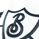 Close-up of Burberry t-shirt craftsmanship