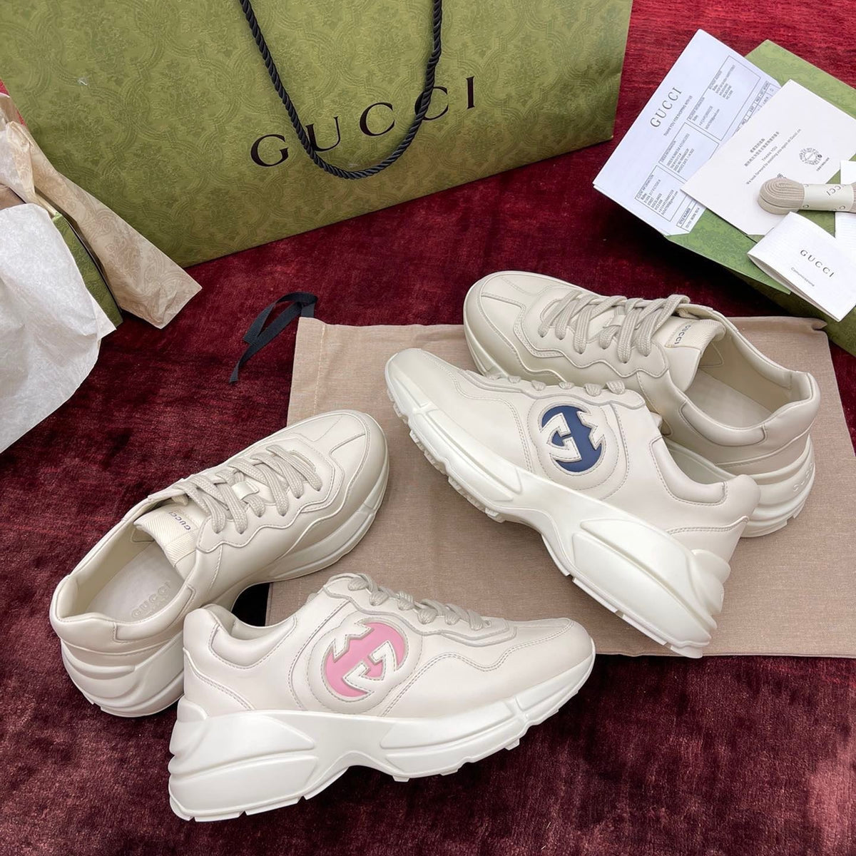 Gucci Rhyton Sneakers – luxury designer sneakers at Velouxe