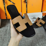 Hermes sandals Style 034 - texture and material detail